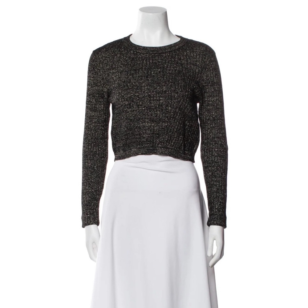 House of Harlow Lurex cropped sweater‎ Size L